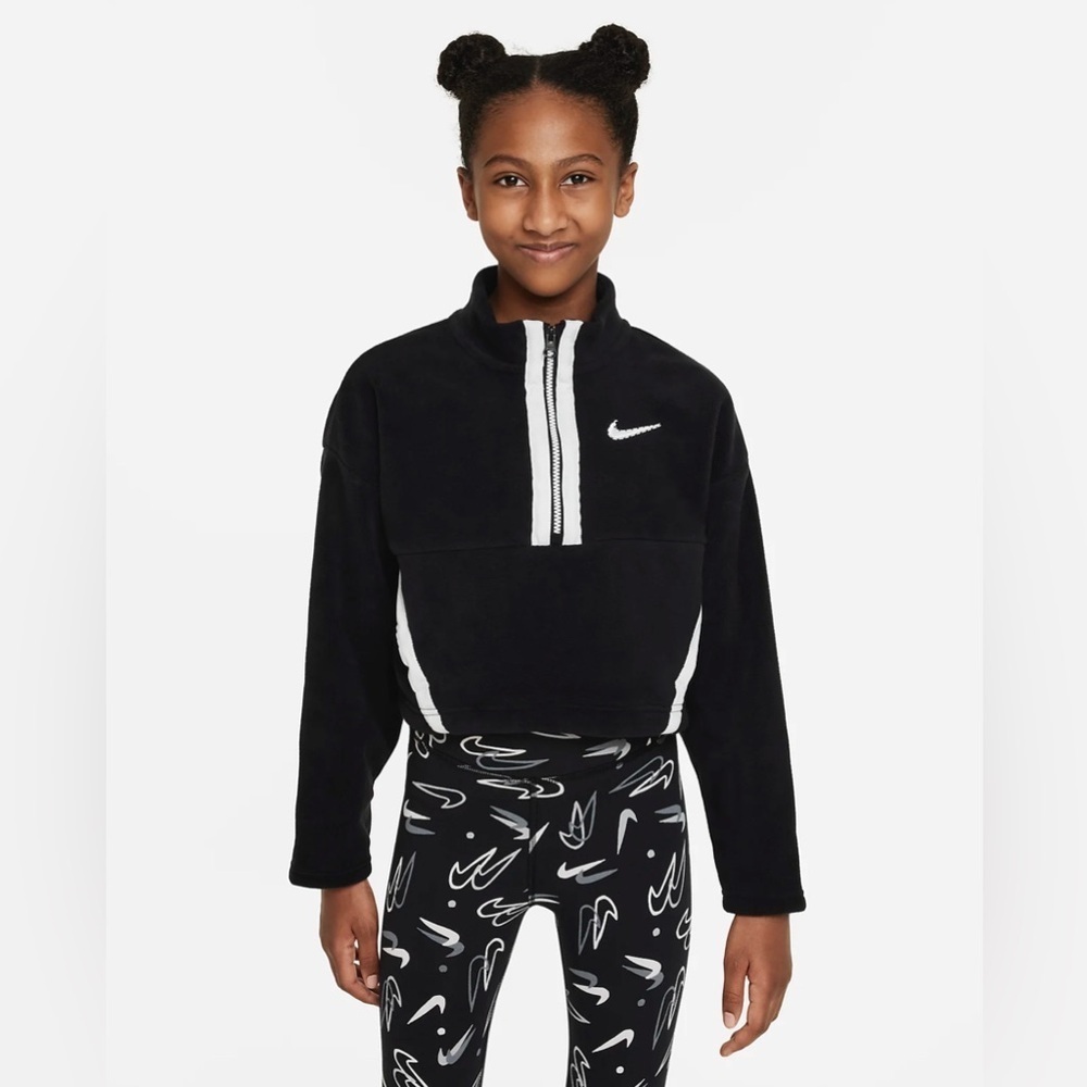 Nike Sportswear Girls Cropped Fleece Pullover